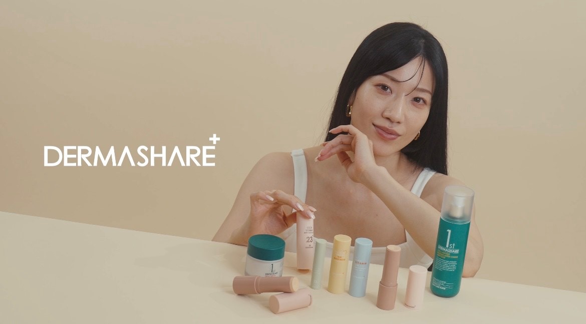 韓国コスメDERMASHERE様のヘアメイク